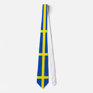 Cravate Le drapeau de la Suède