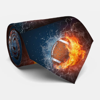 CRAVATE LE FOOTBALL DU FEU ET DE GLACE