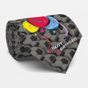 Cravate Le football du football   de Baloons de joyeux