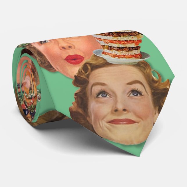 Cravate Le kitsch Bitsch : Dames désincarnées de kitsch (Roulé)