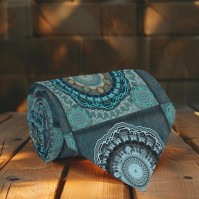 Cravate Le mandala des yeux psychédéliques gynécologiques  (Créateur téléchargé)