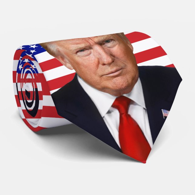 Cravate Le Président Donald Trump (Roulé)