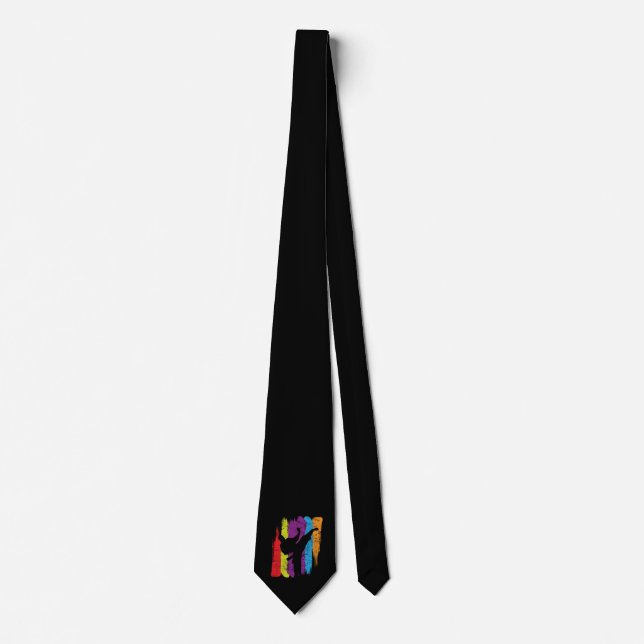 Cravate Le Taekwondo ceinture le cadeau de combattant de (Devant)