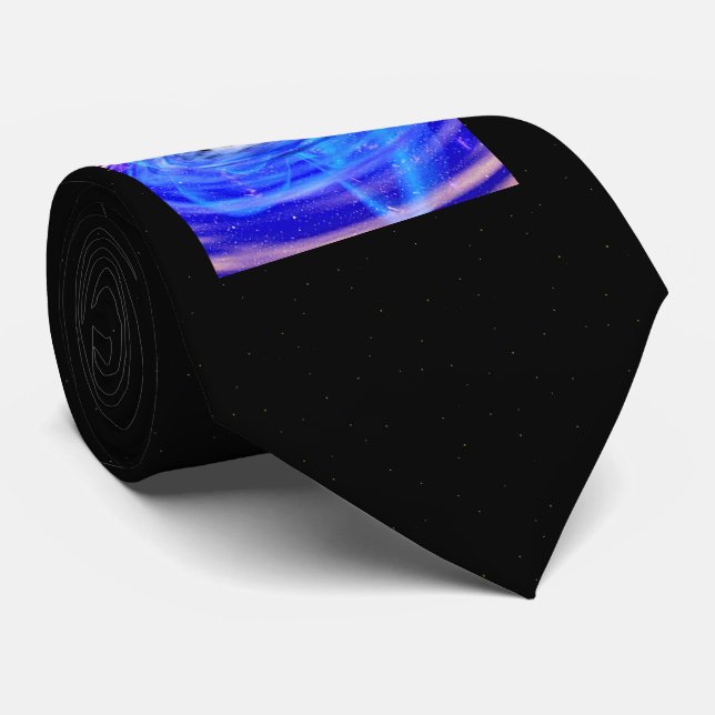 Cravate Le trou noir bleu de la NASA (Roulé)