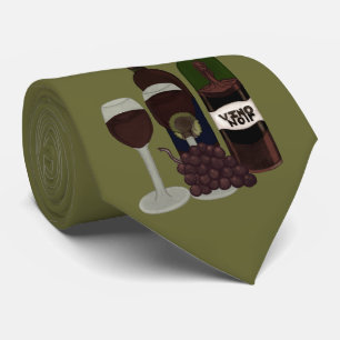 Cravate Le Vixen Vino - (La beauté dans la bouteille)