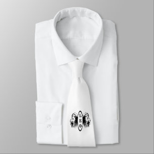 Cravate Leo le lion bookended Zodiac