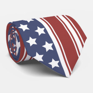 Cravate Les étoiles et les bandes de Old Glory