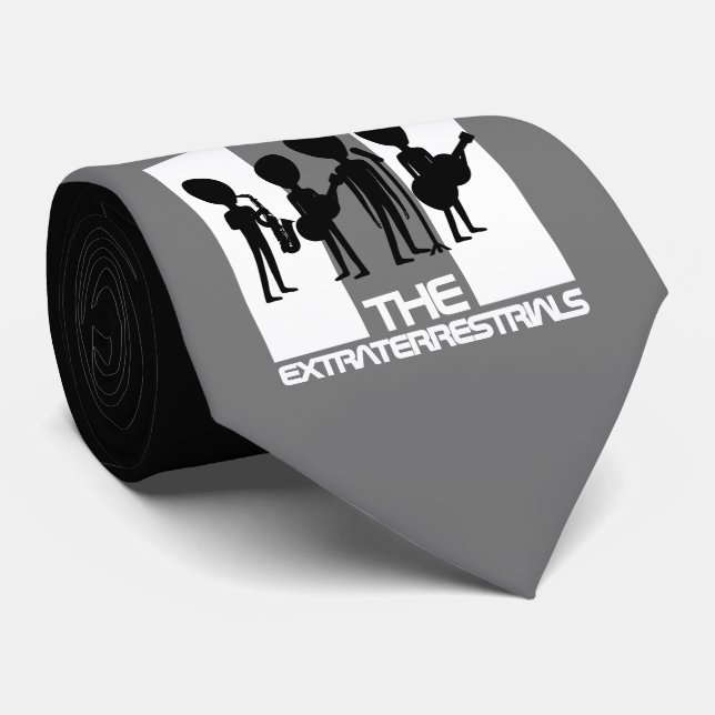 Cravate Les extraterrestres, Alien (Roulé)