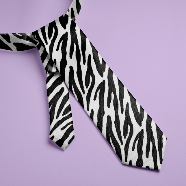 Cravate Les Patterns de Zebra Stripe (Créateur téléchargé)
