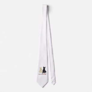 Cravate Les Scotties à roue célèbrent la Fête des pères