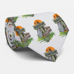 Cravate Les vieilles bottes de randonnée de poney de Shank