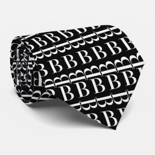 CRAVATE LETTRE INITIALE MONOGRAPHIQUE B