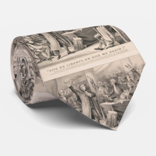 Cravate Liberté de Patrick Henry ou illustration de la