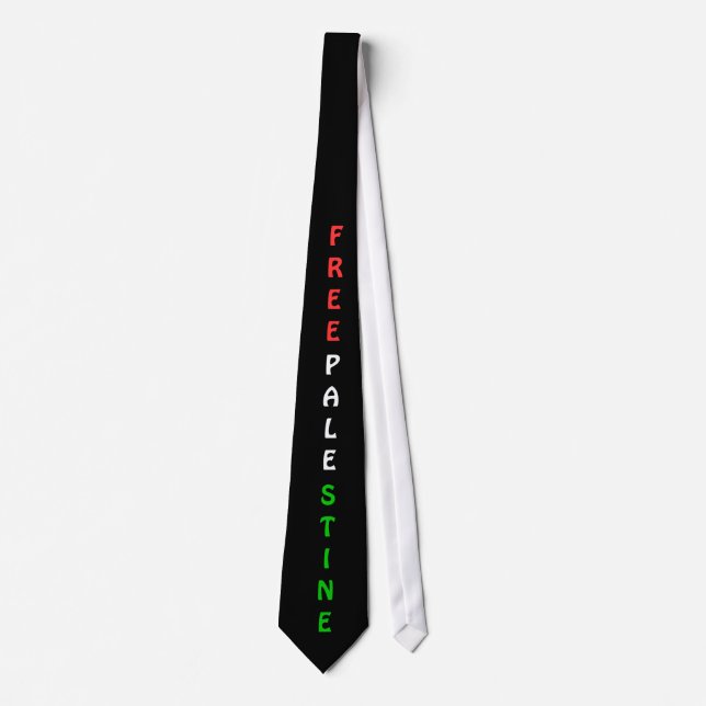 Cravate LIBRE de la PALESTINE (Devant)