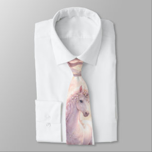 Cravate Licorne pastel fantaisiste nommée