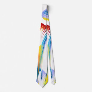 Cravate Liez-vous 1 Jolie Fleur Acrylique Abstraite Cravat