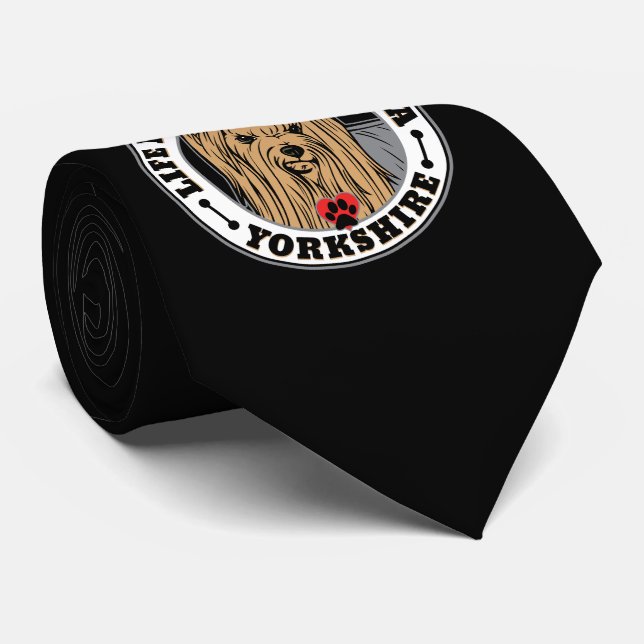 Cravate Life Is Better (Roulé)