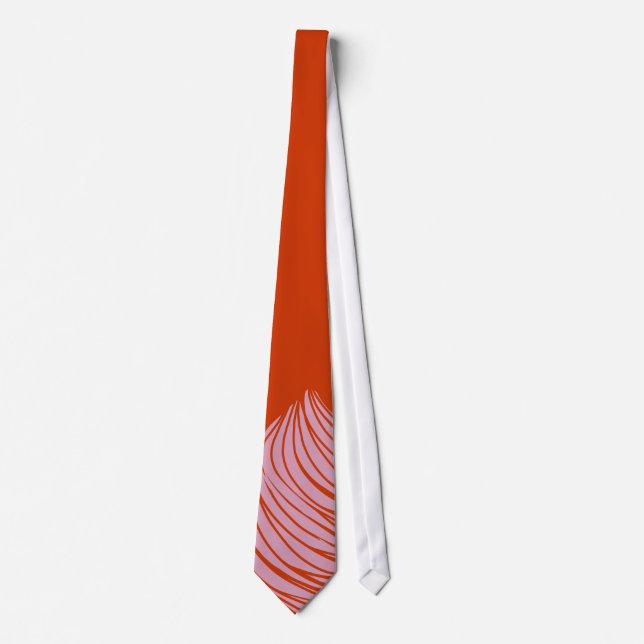Cravate Lignes roses (Devant)
