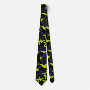 Cravate Lime Points forts Camo