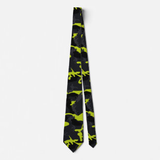 Cravate Lime Points forts Camo