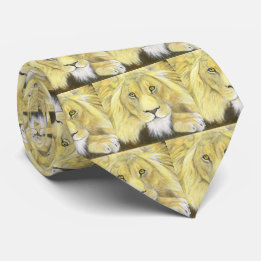 Cravate Lion africain