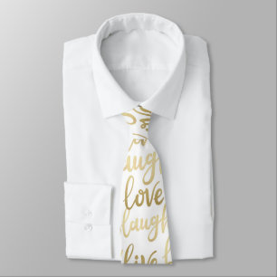 Cravate Live Laugh Love