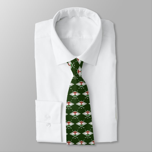 Cravate Logo hongrois de hockey Magyar Necktie (Attaché)