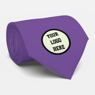Cravate Logo Personnalisé Entreprise Purple Entreprise
