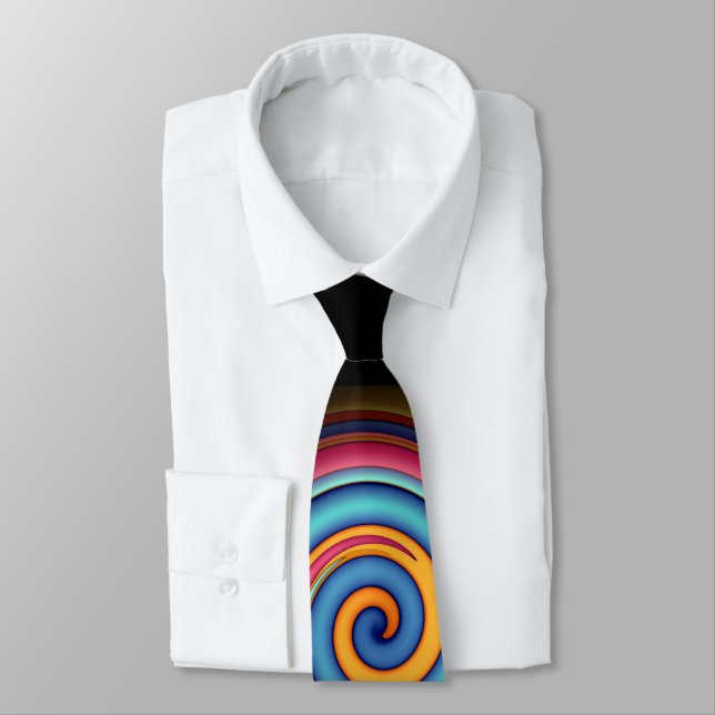 Cravate Lollipop Abstraite (Attaché)