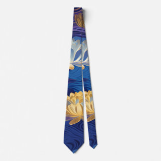 Cravate lotus flowers tie