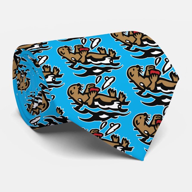 Cravate Loutre de mer (Roulé)