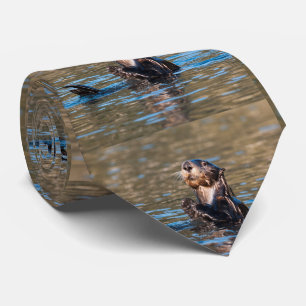 Cravate Loutre de mer ensoleillée