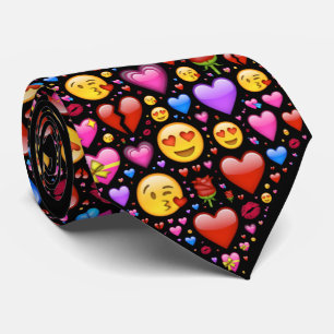 Cravate Love Emoji Customized