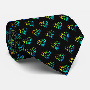 Cravate Love Heart Motif