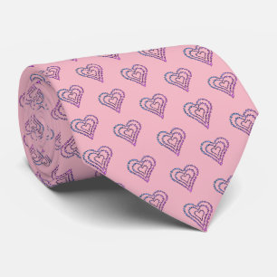 Cravate Love Heart Motif