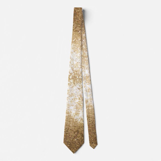 Cravate Lueur vacillante Bling d'étincelle d'argent de (Devant)