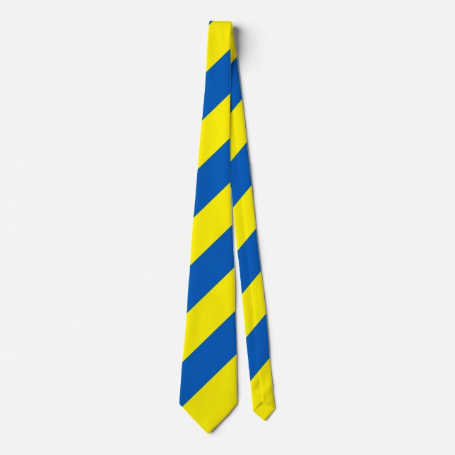 Cravate L'Ukraine - couleurs du drapeau moderne (Devant)