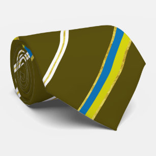 Cravate L'Ukrainien barre le drapeau