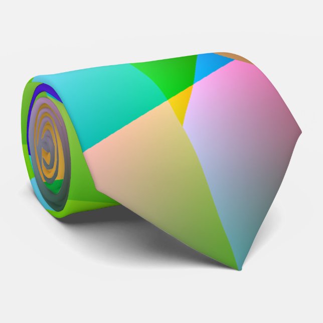 Cravate Lumineux abstrait (Roulé)