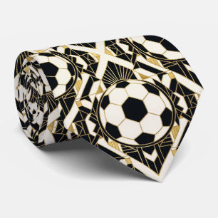 Cravate Luxury Football   Motif Art Déco 