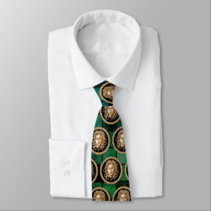 Cravate Luxury Medusa Medallion GOLD