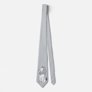 Cravate Magicien vintage de Oz, Lion peureux courageux