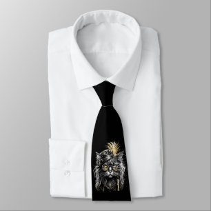Cravate Magnifique chat Steampunk 