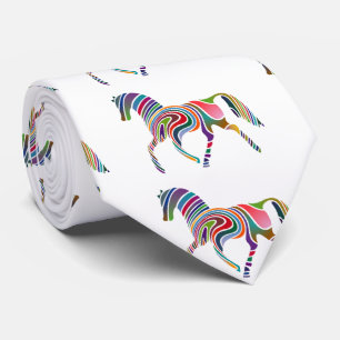 Cravate Magnifique Rainbow Color Horse Thunder_Cove