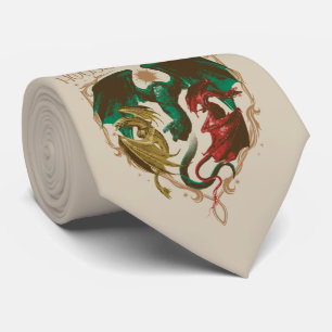 Cravate Maison du Dragon Bouclier dragon