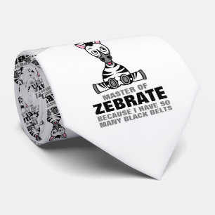 Cravate Maître de Zebrate, Zebra