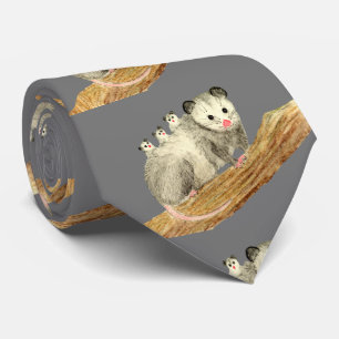 Cravate Maman d'Opossum