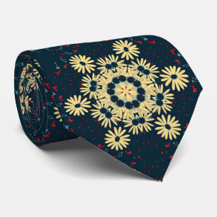 Cravate Mandala Daisy Dreams