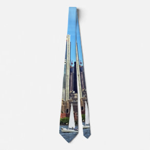 Cravate Manhattan NY - Voilier Par Manhattan Skyline