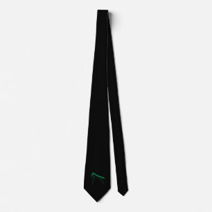 Cravate Mante de prière minimaliste d'insectes
